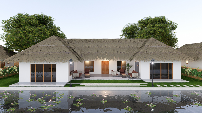water edge villa